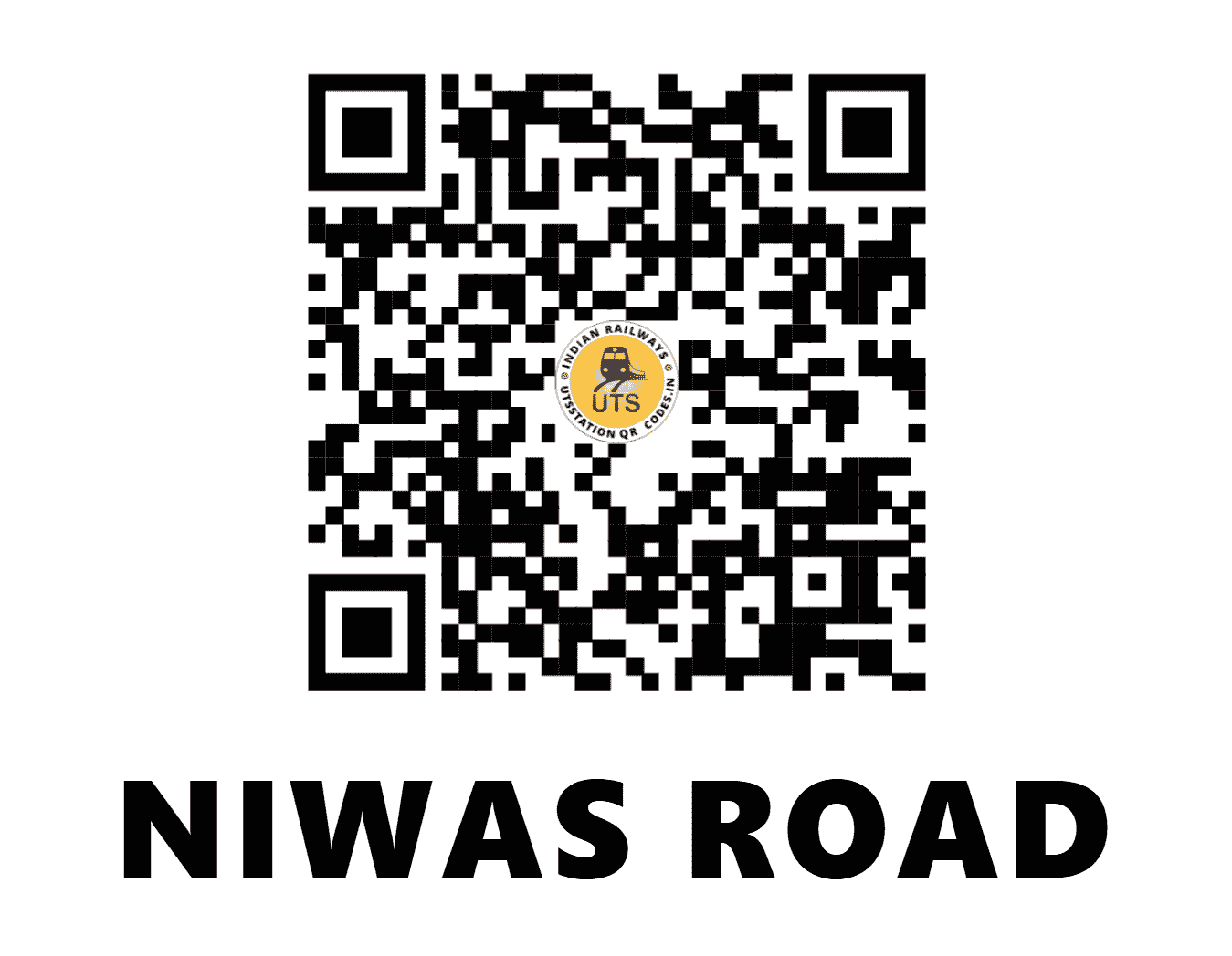 UTS QR Code for NIWAS ROAD - NWB - WC (MADHYA PRADESH)